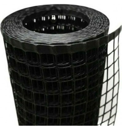 1.2m Ύψος Πλαστικό Πλέγμα Δίχτυ Περίφραξης Μπαλκονιού Ενισχυμένο Μαυρο