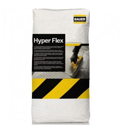 Κόλλα Πλακιδίων Bauer Hyper Flex 25kg
