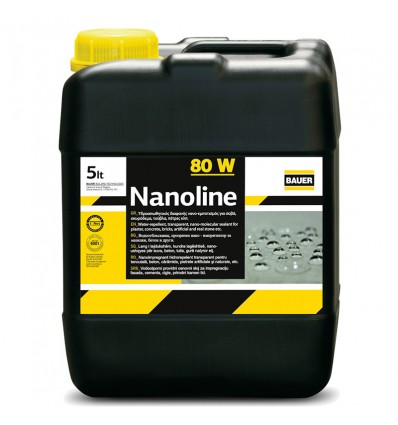 Bauer Nanoline 80 W 20kg Υδροαπωθητικός Διαφανής Νανοεμποτισμός Σιλοξάνης