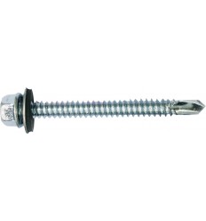 Τρυπανόβιδα Εξάγωνη Γαλβανιζέ DIN 7504K M6.3x50mm 200τμχ F.F. Group
