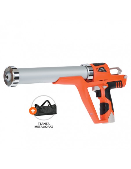 Πιστόλι Σιλικόνης Επαναφορτιζόμενο 12V 2x1.5Ah Krausmann 1400