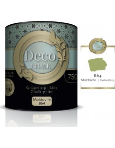 Deco Chalk Paint Χρώμα Κιμωλίας B64 Μολδαβίτης Πράσινο 750ml