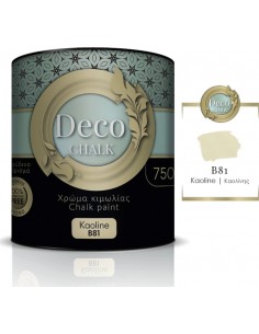 Deco Chalk Paint Χρώμα Κιμωλίας B81 Καολίνη Μπεζ 750ml