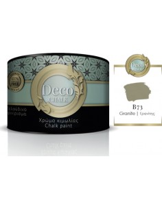 Deco Chalk Paint Χρώμα Κιμωλίας B73 Γρανίτης Γκρι 375ml