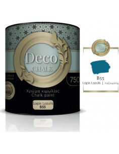 Deco Chalk Paint Χρώμα Κιμωλίας B55 Λαζουρίτης Μπλε 375ml