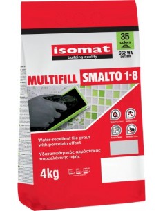 Isomat Multifill Smalto 1-8 Αρμόστοκος Πορσελάνης 4kg...