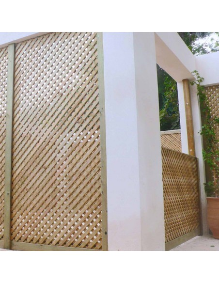 ΚΑΦΑΣΩΤΟ ΞΥΛΙΝΟ PRIVACY 122 x 240 ΜΕ ΜΑΤΙ 2x2εκ.