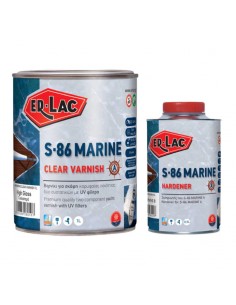 ER-LAC Βερνίκι Σκαφών S-86 Marine Clear Gloss 1Lt (Α+Β)