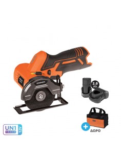 ΣΕΤ ΓΩΝΙΑΚΟΣ ΤΡΟΧΟΣ ΜΙΝΙ Ø76 ΜΠΑΤΑΡΙΑΣ 12V+ ΜΠΑΤΑΡΙΑ...