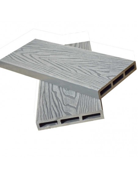 ΣΑΝΙΔΑ ΠΕΡΙΦΡΑΞΗΣ WPC 3D 2x12x360ΕΚ. ΓΚΡΙ ΑΝΟΙΧΤΟ