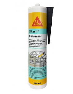 Sika Sikasil Universal Σφραγιστική Σιλικόνη Μαύρη 280ml