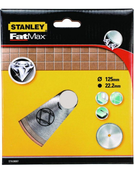 ΔIAMANTOΔIΣKOΣ ΓΩNIAKOY TPOXOY ΓIA ΠΛAKAKI 125MM STA38007-XJ