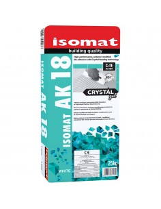 Κόλλα Πλακιδίων Isomat AK-18 Crystal Gel Λευκή C2TE 25kg