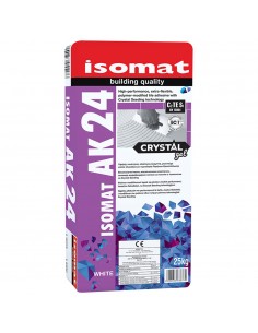 Κόλλα Πλακιδίων Isomat AK-24 Crystal Gel Λευκή C2TES1 25kg