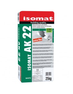 ISOMAT AK22 - ΛΕΥΚΗ SUPER ΡΗΤΙΝΟΥΧΑ ΚΟΛΛΑ ΠΛΑΚΙΔΙΩΝ 25kg