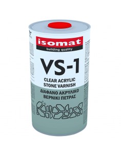 VS-1 ISOMAT Ακρυλικό Διαφανές Σατινέ Στεγανωτικό Βερνίκι...