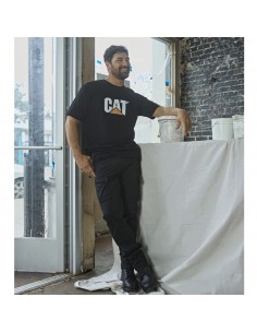 CAT ΜΠΛΟΥΖΑΚΙ ΚΟΝΤΟΜΑΝΙΚΟ ΜΑΥΡΟ TM LOGO - XXL 2