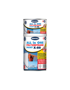ALL IN ONE PU PAINT X-88 1KG ΓΚΡΙ RAL 7040