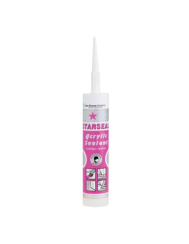 ΣΙΛΙΚΟΝΗ ΑΚΡΥΛΙΚΗ STARSEAL DB 260ml ΛΕΥΚΟ