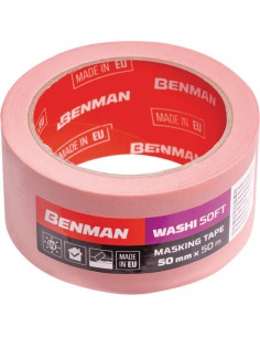 ΤΑΙΝΙΑ ΜΑΣΚΑΡΙΣΜΑΤΟΣ WASHI,SOFT,ΡΟΖ, MORRIS, 38mmX50m