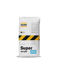 Bauer Super Acrylic Ρητινούχα Κόλλα Πλακιδίων 25kg Λευκό
