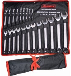 Benman Σετ Γερμανοπολύγωνα 6-32mm 21τμχ