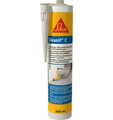 Sika Sikasil C Clear Σφραγιστικό Αντιμουχλικής Σιλικόνης Διάφανη 300ml
