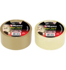 Ταινία Συσκευασίας High Tack Διαφανής Αθόρυβη 50mm x 60m Morris