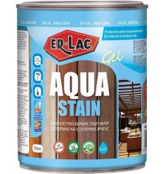 AQUA -STAIN GEL 2005 ΒΕΡΝΙΚΙ ΕΜΠΟΤΙΣΜΟΥ ΝΕΡΟY ΚΑΣΤΑΝΙΑ 750ml